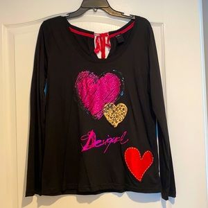 Desigual long sleeve tee